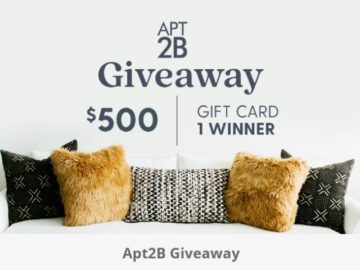 Jane.com $500 Apt2B Gift Card Giveaway
