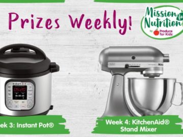 Produce for Kids Mission for Nutrition Sweepstakes