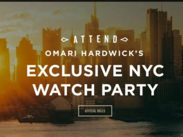 Watch Party with Omari Hardwick Sweepstakes