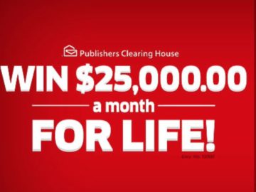 Publisher's Clearing House - Win $25,000/Month