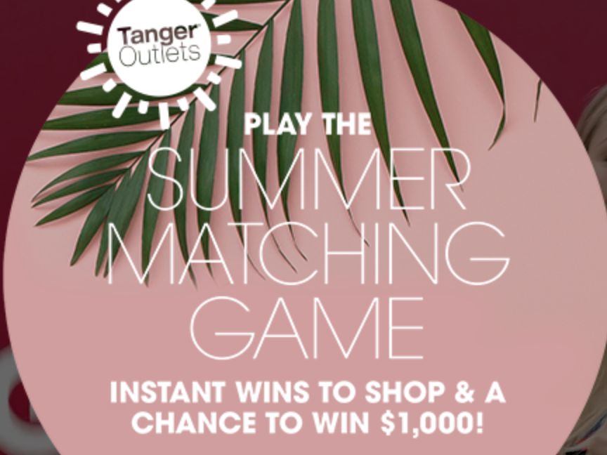 Tanger Outlets Summer Matching Game
