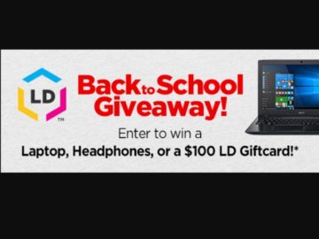 LD Products Back To School Giveaway Sweepstakes