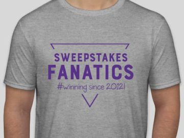 Win a Sweepstakes Fanatics T-Shirt!