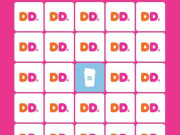 Dunkin' Bingo Instant Win Game