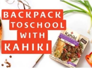 Kahiki Back Pack to School Giveaway