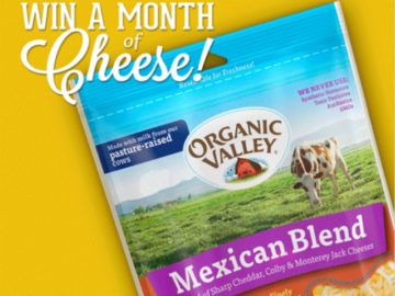 Organic Valley Cheese Giveaway