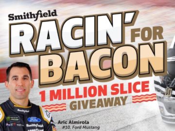 Smithfield Racin' for Bacon 1 Million Slice Giveaway