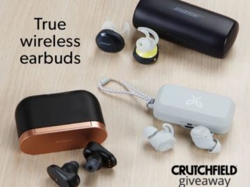 Crutchfield True Wireless Earbud Sweepstakes