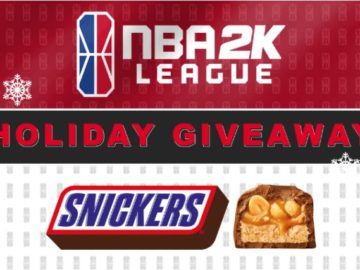 Snickers x NBA 2K League Giveaway