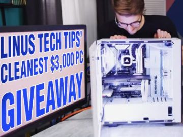 Linus Tech Tips’ Cleanest $3,000 PC Giveaway