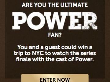 STARZ Power Finale Sweepstakes