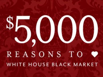 $5,000 Reasons to Love WHBM Sweepstakes
