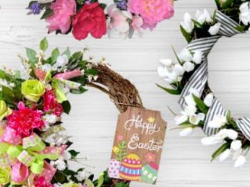 Dollar Tree Spring Wreath Photo Contest