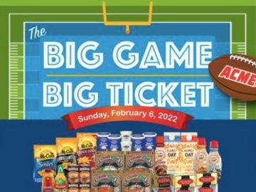 ACME and Safeway Big Game Big Ticket Sweepstakes (Limited States)