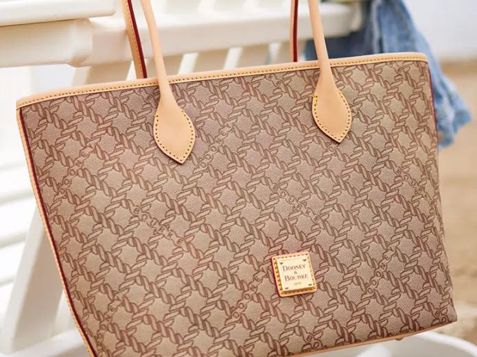 Dooney & Bourke Women's Florentine Leather Satchel 30 in Chestnut