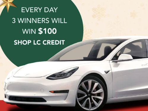 Shoplc Drive Your Dream Tesla Sweepstakes