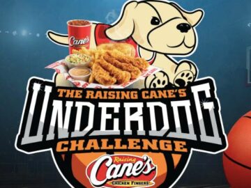 Raising Cane’s Chicken Fingers Underdog Challenge Sweepstakes (Limited States)