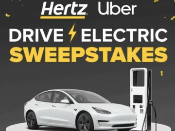 Hertz Drive Electric Sweepstakes (Uber Drivers Only)