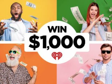 iHeartRadio Listen to Win $1,000 Giveaway (Listen to Win Keyword)