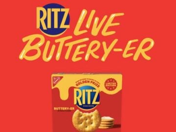 RITZ Live Buttery-er Activation Sweepstakes (TikTok Video / Mail-In)
