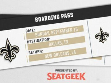 New Orleans Saints Fly Away With SeatGeek Sweepstakes