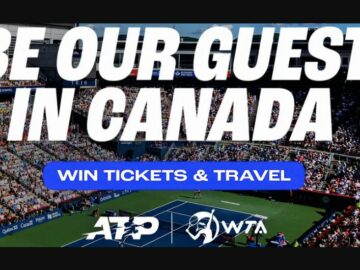 ATP & WTA Tennis Canada VIP Trip Sweepstakes
