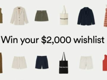 Frank and Oak Win Your Wish List Giveaway