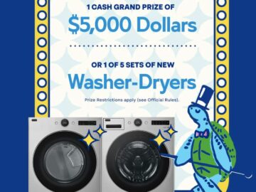 Earth Breeze Laundry Room Makeover Sweepstakes (Walmart Visit or Mail-In)