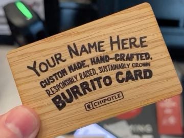 Chipotle Celeb Card Contest (Social Media)