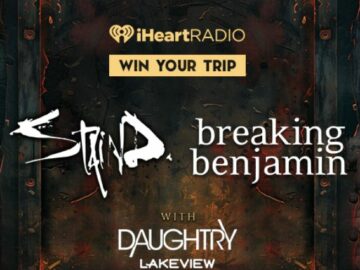 iHeartRadio Breaking Benjamin & Staind on Tour Sweepstakes