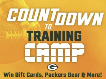 Packers Countdown to Training Camp Sweepstakes