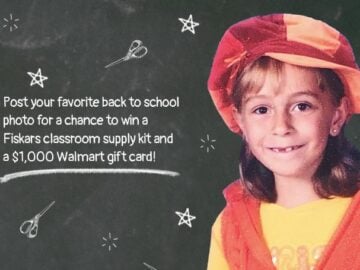 Fiskars (Throw) Back to School Sweepstakes (Instagram)