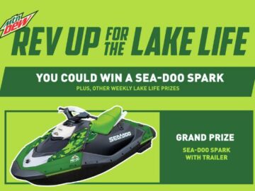 MTN Dew Rev Up for the Lake Sweepstakes (Limited States)