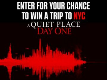 The Regal Crown Club A Quiet Place: Day One Trip to NYC Sweepstakes (Facebook)