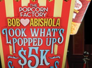 Bob Abishola Look What’s Popped Up $5K Sweepstakes (Code)