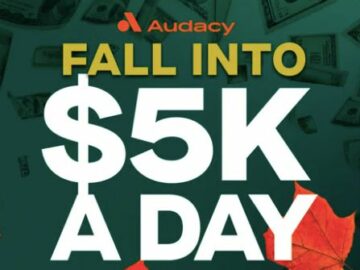 Audacy’s Fall into $5k A Day Contest (Listen To Win)
