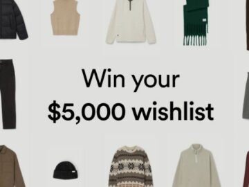 Frank And Oak Win Your Wishlist Sweepstakes