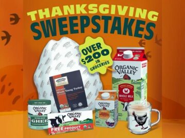 Organic Valley 2024 Thanksgiving Sweepstakes