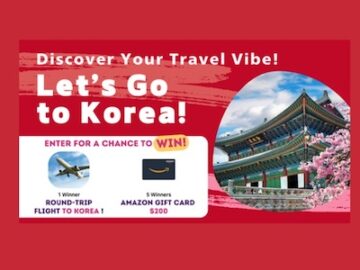 Win Round-Trip Airfare to South Korea Sweepstakes