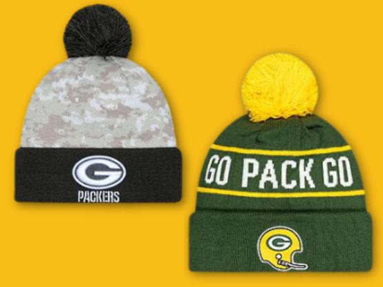 Green Bay Packers ジャケットとニット帽セット Green Bay Packers