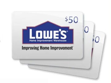Alabama 811 Lowe's Gift Card Giveaway
