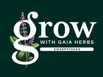 Gaia Herbs Grow with Gaia Herbs Sweepstakes