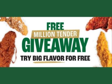 WingStop Million Tender Giveaway (First Come, First Served)