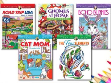 Dover Publications Coloring Book Giveaway