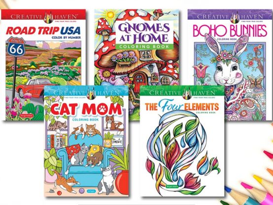 Dover Publications Coloring Book Giveaway