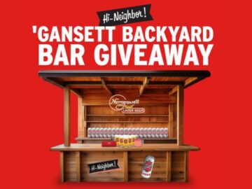Narragensett Beer Backyard Bar Giveaway