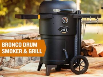 Oklahoma Joes Bronco Drum Smoker & Grill Giveaway