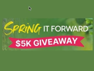 TLC Spring It Forward $5k Sweepstakes