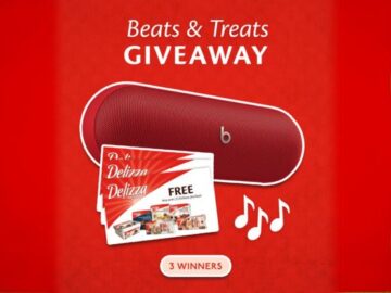 Delizza Beats & Treats Giveaway