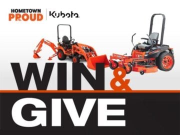 Kubota Hometown Proud Win & Give Sweepstakes